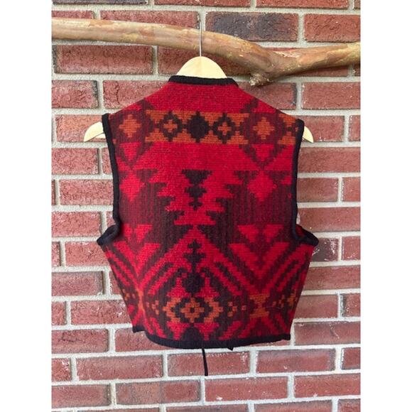 Woolrich Western Vest - Red, Orange, Black - Size Small - Picture 5 of 5